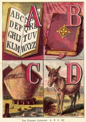 Het Kinderalfabet, A, B, C, D